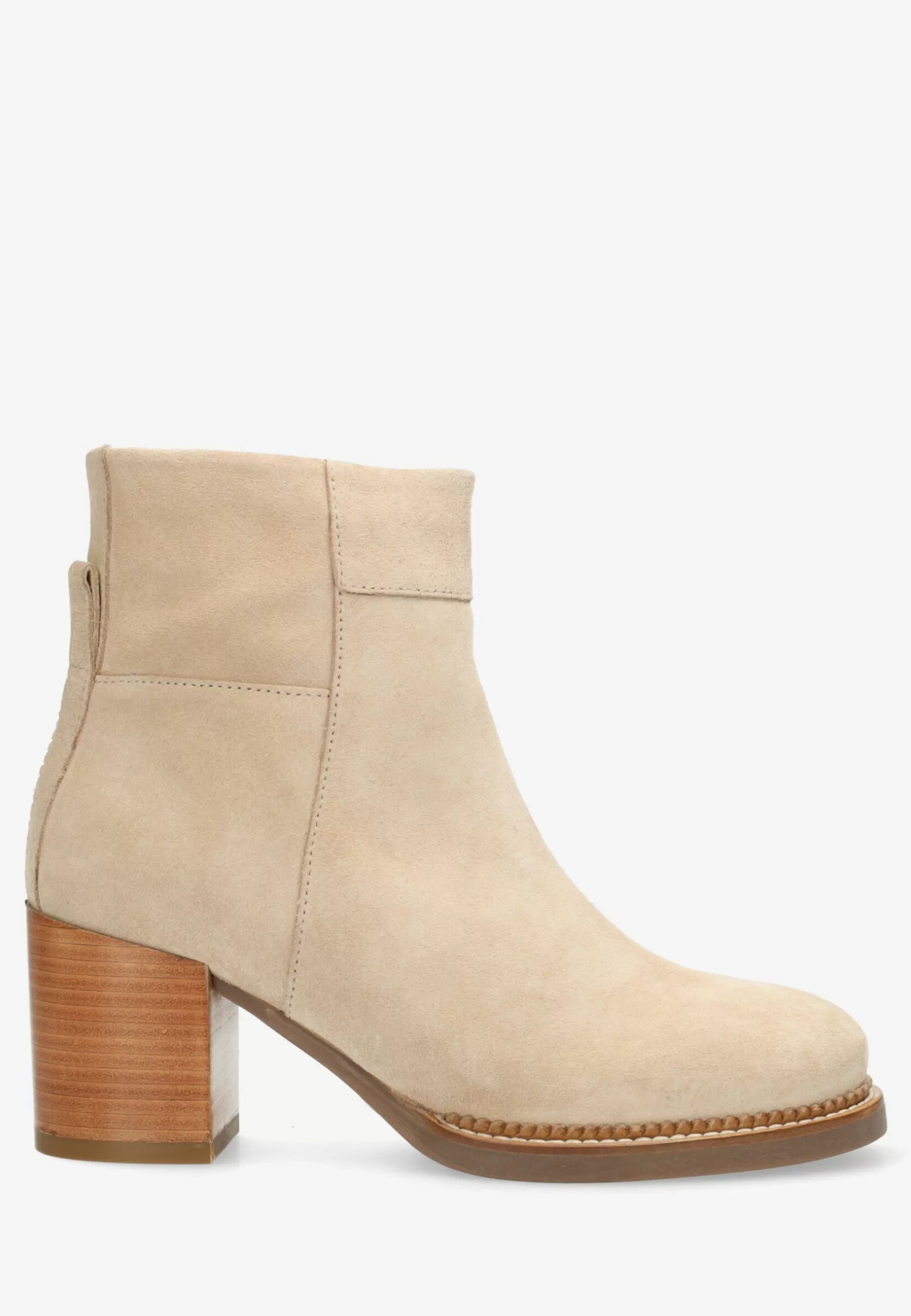 Frau Shabbies Amsterdam Ankle Boot Lieve Light Grey