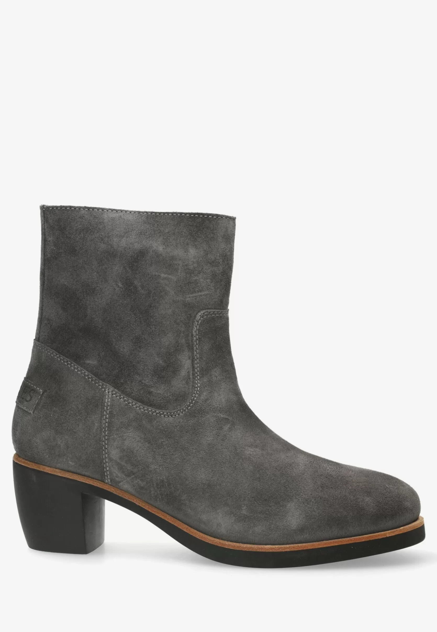 Frau Shabbies Amsterdam Ankle Boot Lucie Ankie Ankle Boot Dark Grey