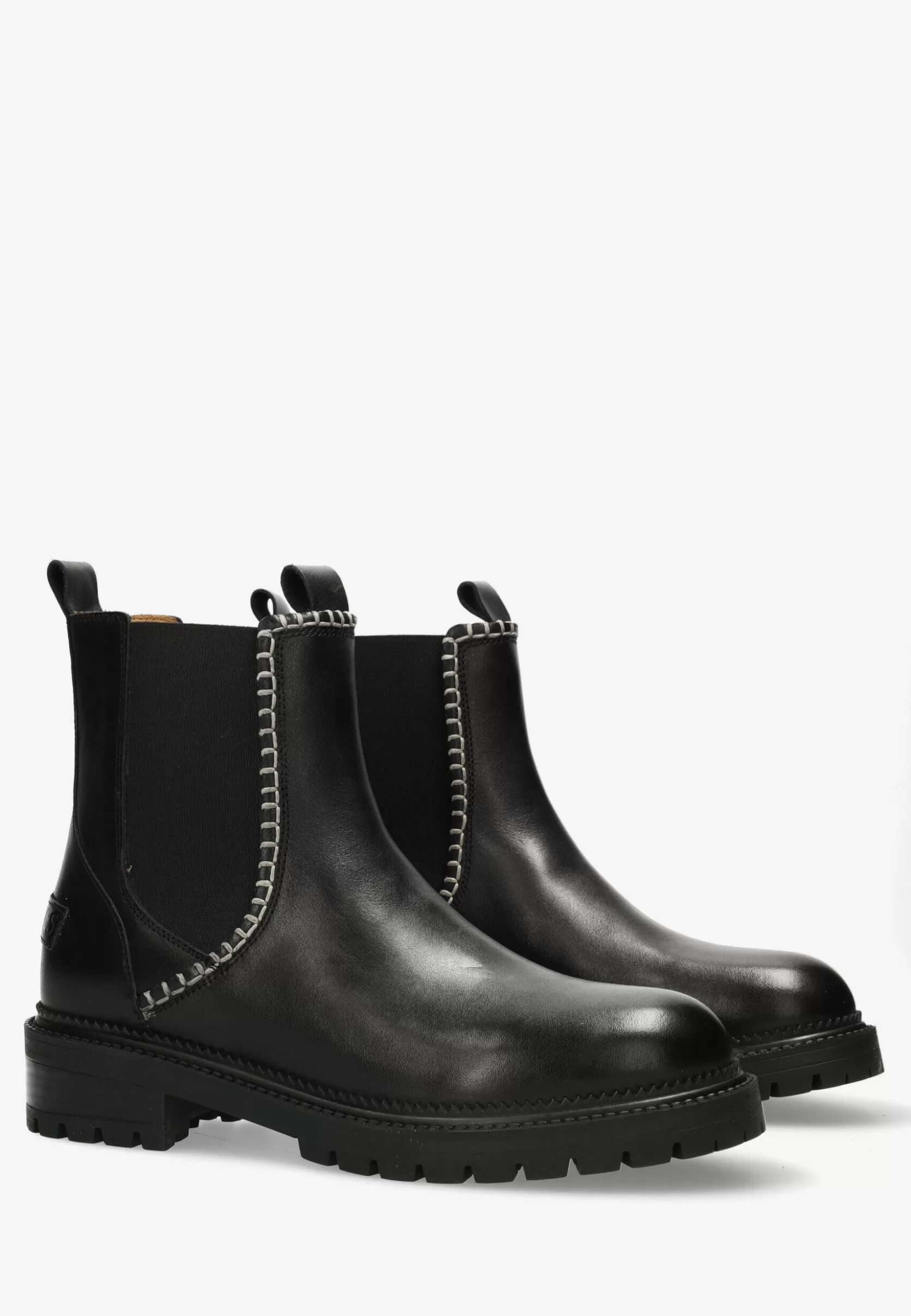 Frau Shabbies Amsterdam Chelsea Boot Tirza Schwarz |