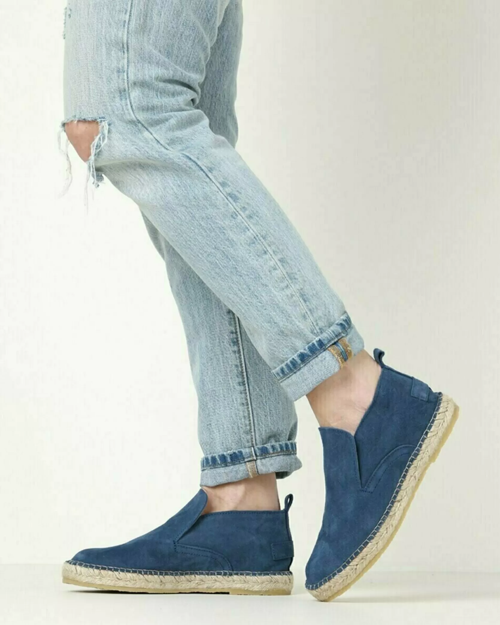 Frau Shabbies Amsterdam Espadrille Shs0811 Denim