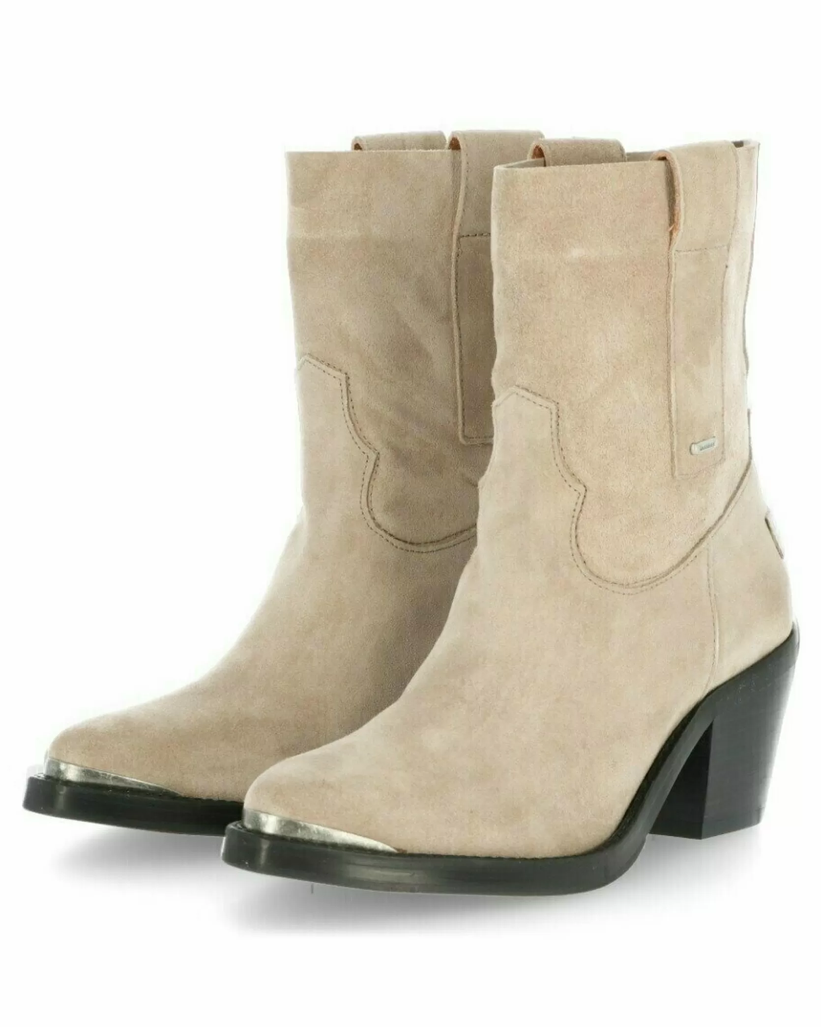 Frau Shabbies Amsterdam Westernstiefel Grau